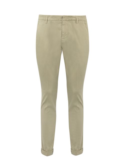 Pantalone Gaubert in cotone stretch beige DONDUP | UP235 GSE043U PTD020